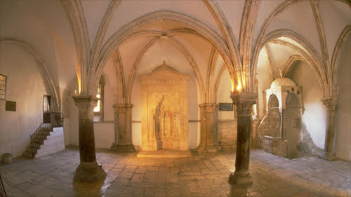 Cenacle, the room where Jesus ate the Last Supper with his disciples.